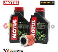 KIT TAGLIANDO OLIO + FILTRO MOTUL 5000 10W40 2LT CAN AM 650 OUTLANDER EFI 2013