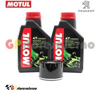 KIT TAGLIANDO OLIO + FILTRO MOTUL 5000 10W40 2LT PEUGEOT 400 BLACK SAT 2009