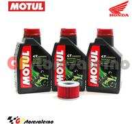 KIT TAGLIANDO OLIO + FILTRO MOTUL 5000 10W40 3LT HONDA 700 SXS PIONEER 2014