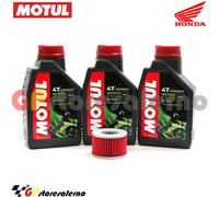 KIT TAGLIANDO OLIO + FILTRO MOTUL 5000 10W40 3LT HONDA 700 SXS PIONEER 2016