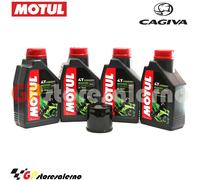 KIT TAGLIANDO OLIO + FILTRO MOTUL 5000 10W40 4LT CAGIVA 1000 X TRA RAPTOR 2005