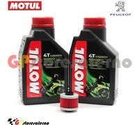 KIT TAGLIANDO OLIO + FILTRO MOTUL 5000 10W40 PEUGEOT 125 SATELIS WHITE SAT 2007