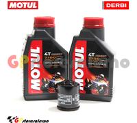 KIT TAGLIANDO OLIO + FILTRO MOTUL 7100 10W40 2L DERBI 125 GP1 E2 2007