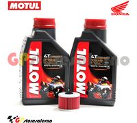 KIT TAGLIANDO OLIO + FILTRO MOTUL 7100 10W40 2L HONDA 300 TRX 2WD 1997