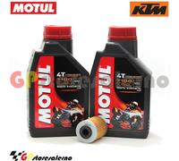 KIT TAGLIANDO OLIO + FILTRO MOTUL 7100 10W40 2L KTM 690 ENDURO R 2009