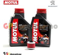 KIT TAGLIANDO OLIO + FILTRO MOTUL 7100 10W40 2L PEUGEOT 125 WHITE SAT 2012