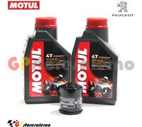 KIT TAGLIANDO OLIO + FILTRO MOTUL 7100 10W40 2L PEUGEOT 250 BLACK SAT 2012