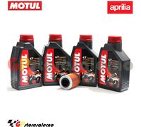 KIT TAGLIANDO OLIO + FILTRO MOTUL 7100 10W40 4L APRILIA 1000 RSV MILLE R 2002