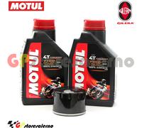 KIT TAGLIANDO OLIO + FILTRO MOTUL 7100 10W60 2L GILERA 500 FUOCO 2011