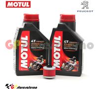 KIT TAGLIANDO OLIO + FILTRO MOTUL 7100 10W60 2L PEUGEOT 125 SAT RS 2011