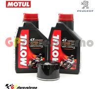 KIT TAGLIANDO OLIO + FILTRO MOTUL 7100 10W60 2L PEUGEOT 400 SAT RS 2011