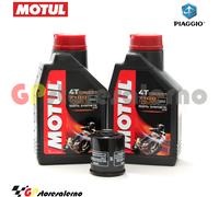 KIT TAGLIANDO OLIO + FILTRO MOTUL 7100 10W60 2L PIAGGIO 250 VESPA GTS 2014