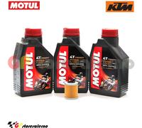 KIT TAGLIANDO OLIO + FILTRO MOTUL 7100 10W60 3L KTM 660 SMC 2004