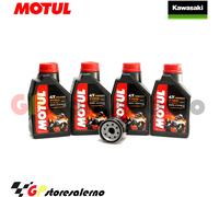 KIT TAGLIANDO OLIO + FILTRO OLIO MOTUL 7100 10W40 KAWASAKI 800 Z ABS BDS 2013