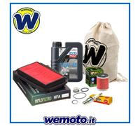 Kit tagliando Olio LIQUI MOLY Filtri Candela per Moto Yamaha MT-125 2015 2019