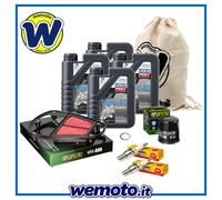 Kit tagliando Olio LIQUI MOLY Filtri Candele Kawasaki Vulcan VN 900 Custom 07-16