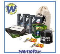 Kit tagliando Olio LIQUI MOLY filtri Candele per Suzuki DL1000 V-Strom 2002 2009