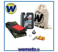 Kit tagliando Olio LIQUI MOLY Filtro Candela per Honda FES 125 S-Wing 2003 2013