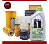 Kit tagliando olio MOBIL 1 ESP 5W30 5LT 4 FILTRI MISTI VW GOLF 6 VI 1.6 TDI