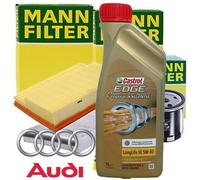 Kit tagliando olio motore 5lt Castrol EDGE Professional LL 03 5W-30 +Filtri Ma