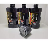 KIT TAGLIANDO OLIO MOTORE AGIP ENI I-RIDE MOTO 10W40 + FILTRO OLIO