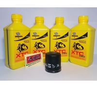 KIT TAGLIANDO OLIO MOTORE BARDAHL XTC C60 10W40 BMW R C Independent 850