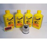 KIT TAGLIANDO OLIO MOTORE BARDAHL XTC C60 10W50 HARLEY DAVIDSON FLSTC Heritage S