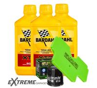 Kit Tagliando Olio Motore Trasmissione Filtri Aria Olio Kawasaki ER-6N 2007 2008