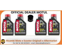 KIT TAGLIANDO OLIO MOTUL 10W40 DUCATI MONSTER 1000 S2R + FILTRO OLIO SPECIFICO