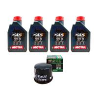 KIT TAGLIANDO OLIO MOTUL 10W40 FILTRO HF 300 YAMAHA XVZ13 CTS 04MO47F4