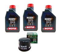 KIT TAGLIANDO OLIO MOTUL 10W40 FILTRO HF 303 HONDA CB1000 03MO47F4