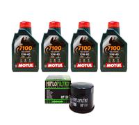 KIT TAGLIANDO OLIO MOTUL 10W40 FILTRO HF138 APRILIA 1100 RSV4 04MO60F2
