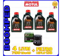 KIT TAGLIANDO OLIO MOTUL 10W40 FILTRO HF138 APRILIA RSV4 RF 04MO60F2