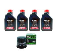 KIT TAGLIANDO OLIO MOTUL 10W40 FILTRO HF138 CAGIVA 1000 V-Raptor 04MO47F2