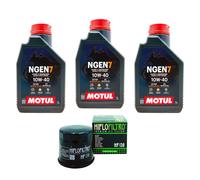 KIT TAGLIANDO OLIO MOTUL 10W40 FILTRO HF138 SUZUKI GV1400 03MO47F2