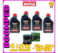KIT TAGLIANDO OLIO MOTUL 10W40 FILTRO HF138 SUZUKI VS1400 04MO47F2