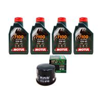 KIT TAGLIANDO OLIO MOTUL 10W40 FILTRO HF985 Yamaha 5DM-13440-00 04MO60F3