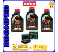 KIT TAGLIANDO OLIO MOTUL 10W40 FILTRO HF985 YAMAHA XP500 TMAX 5GJ 03MO60F3