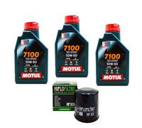 KIT TAGLIANDO OLIO MOTUL 10W50 FILTRO HF303 KAWASAKI Z800e 03MO38F4