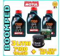 KIT TAGLIANDO OLIO MOTUL 10W50 FILTRO HF985 YAMAHA XP500 TMAX 5VU 03MO38F3