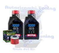 Kit Tagliando Olio Motul 3000 10W40 + Filtro Per Honda CRF450 RX-M2021