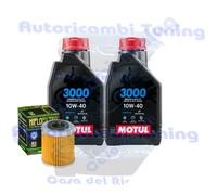 Kit Tagliando Olio Motul 3000 10W40 + Filtro Per Husqvarna TCX5102008>2011