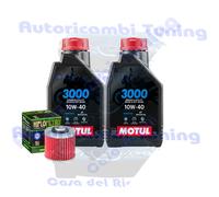 Kit Tagliando Olio Motul 3000 10W40 + Filtro Per Yamaha XV250 1995>1997