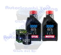 Kit Tagliando Olio Motul 3000 10W40 Per Victory Cross Roads Classic 2013>2014