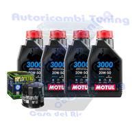 Kit Tagliando Olio Motul 3000 20W50 Per Ducati 1260 Multistrada Grand tour2020
