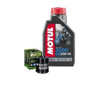 Kit Tagliando Olio Motul 3000 20W50 Per Piaggio 150 Liberty 4T i-Get2016>2017