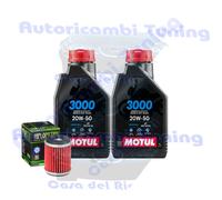 Kit Tagliando Olio Motul 3000 20W50 Per Rieju 125 Marathon Pro Enduro 2009>2011