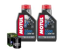 Kit Tagliando Olio Motul 3000 20W50 Per Victory Cross Roads2010>2012
