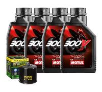 Kit Tagliando Olio Motul 300V 10W40 Per Ducati 1260 Multistrada Grand tour 2020