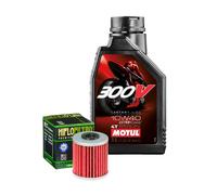 Kit Tagliando Olio Motul 300V 10W40 Per SuzukiMotorcycle FL1252007>2009